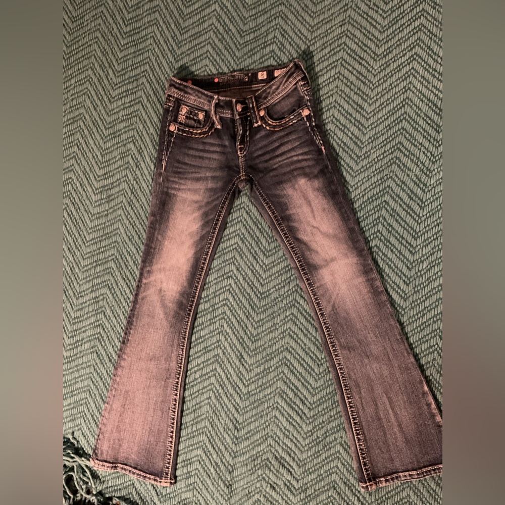 Miss Me Dark Blue boot cut jeans